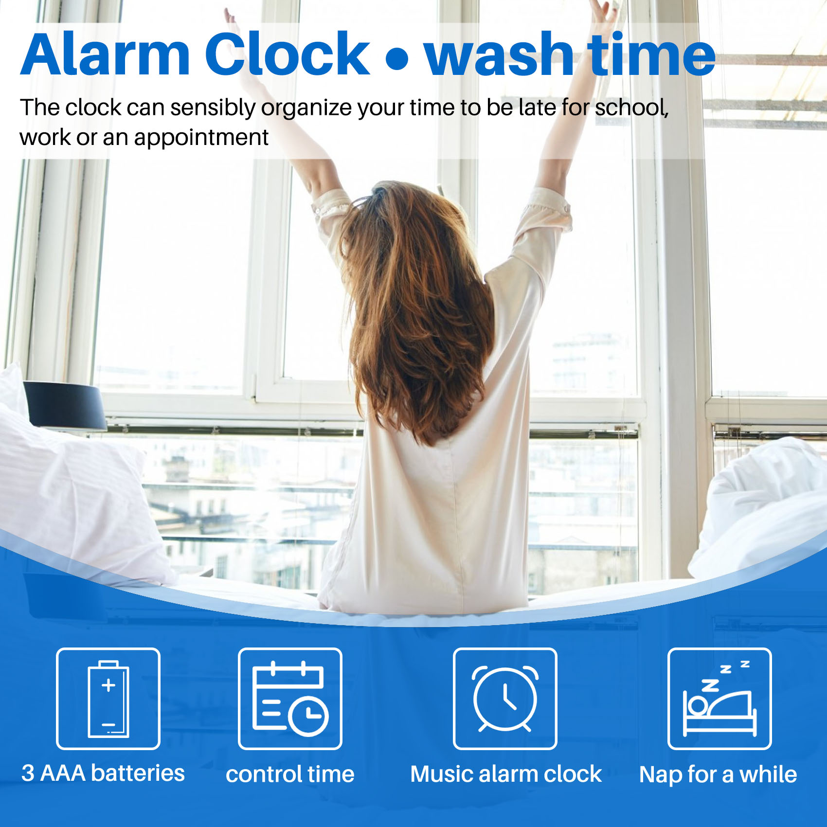 New Alarm Clock Stand on Press - Smart Insole Pressure 评论和价格