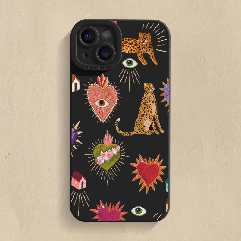 Floral Leopard Eyes Phone Case - Samsung Galaxy A55 评论和价格