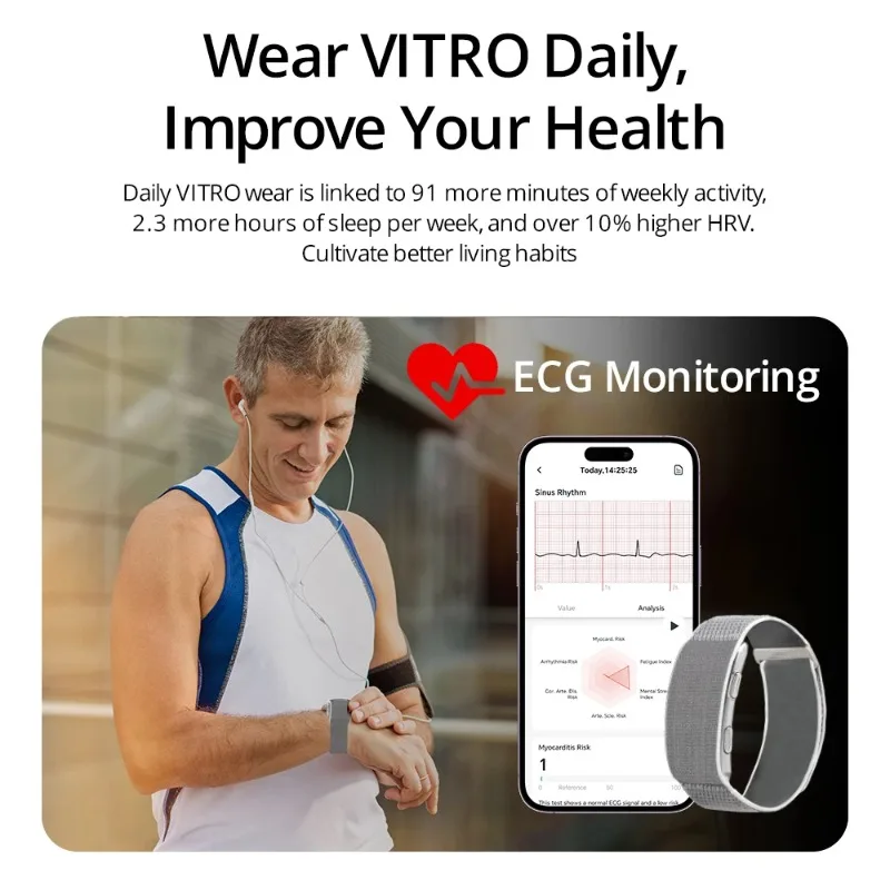 Men Smart Watch ECG Health Blo - Fall Detection Watch 评论和价格