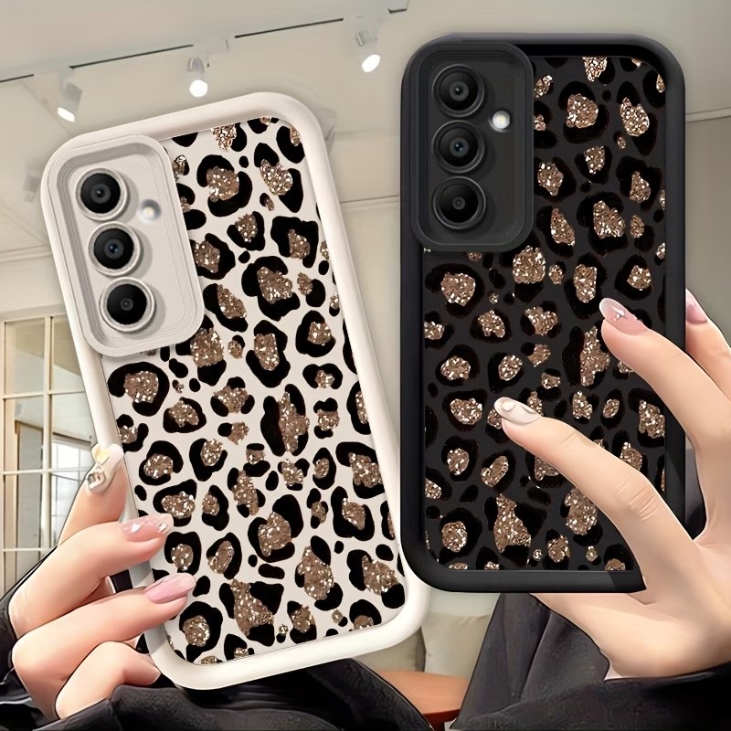 Glitter Leopard Print Silicone - Samsung Galaxy A55 评论和价格