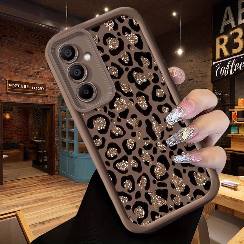 Glitter Leopard Print Silicone - Samsung Galaxy A55 评论和价格