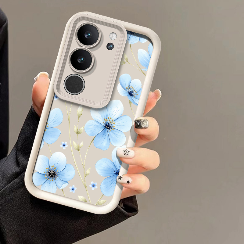 Blue Watercolor Floral Phone C - Vivo X200 评论和价格