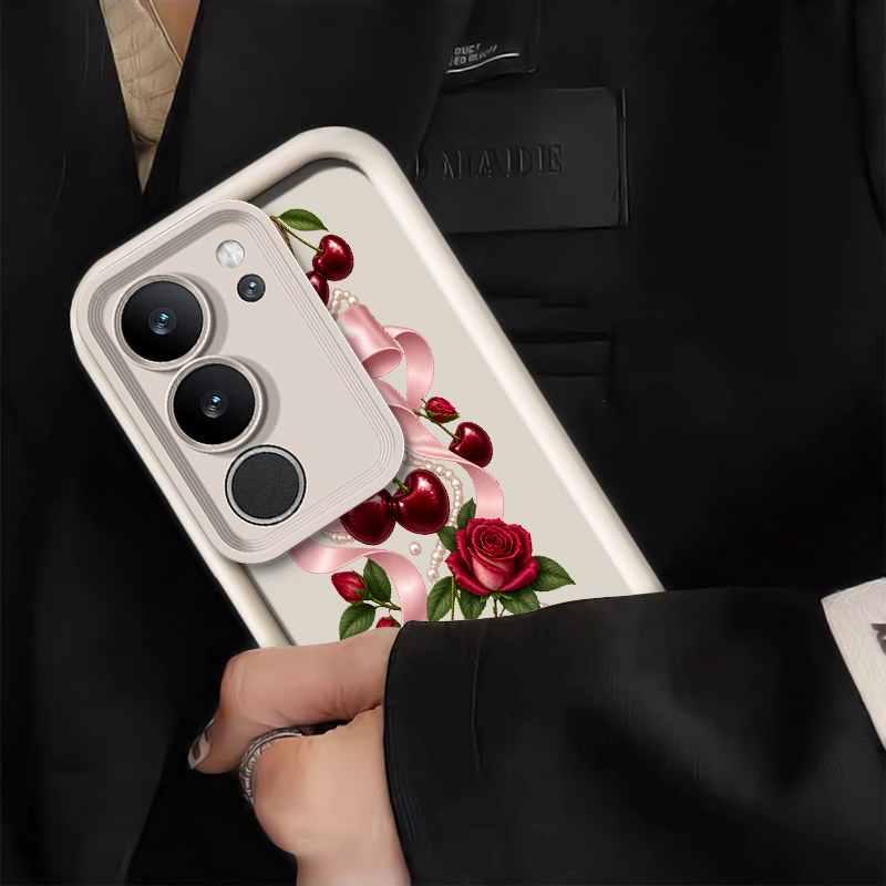 Cartoon Cherry Bow Pattern Pho - Vivo X200 评论和价格