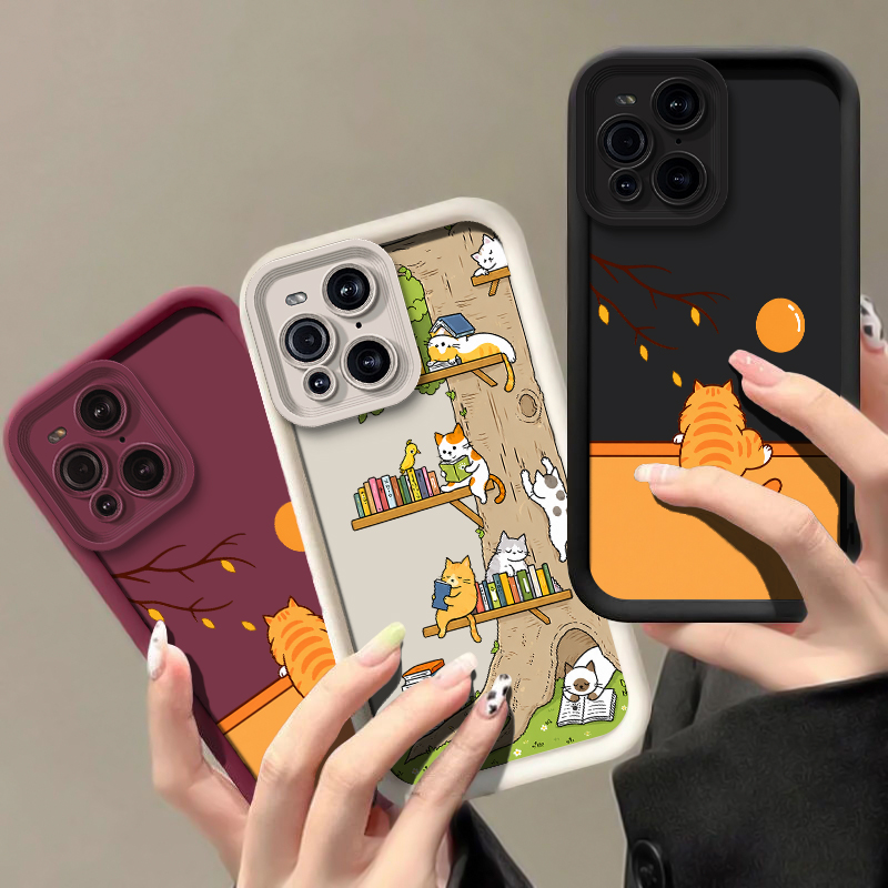 Cartoon Animal Cat Phone Case  - Oppo Find X8 评论和价格